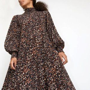 NEVER-WORN: No. 6 Store Reid Dress in Brown Jungle